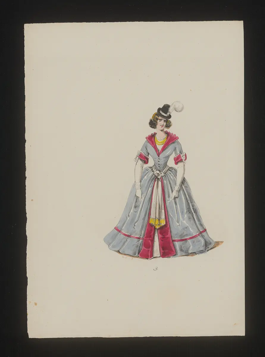 Die Körbe, Titel der Serie: Neue Costume-Sammlung verschiedener Zeiten und Nationen