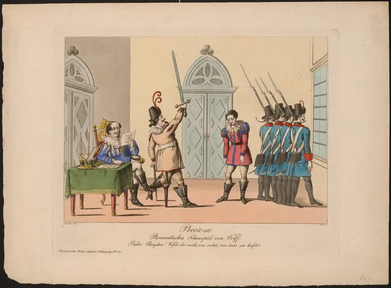 Preciosa, Titel der Serie: Theatralische Bilder-Gallerie, Name der Zeitschrift: Wiener Theaterzeitung