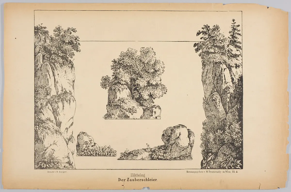 Der Zauberschleier, Titel der Serie: Trentsensky-Bogen, Titel der Serie: Mignon-Theater