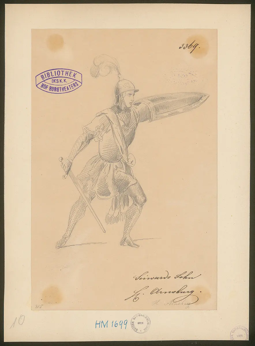 Macbeth, Titel der Serie: Figurinen des k.k. Hof-Burgtheaters