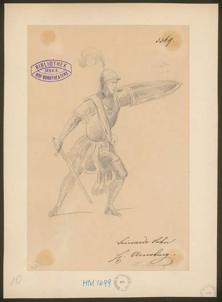 Macbeth, Titel der Serie: Figurinen des k.k. Hof-Burgtheaters