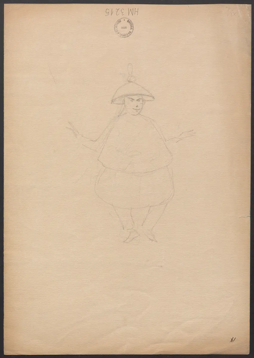 Helene, Titel der Serie: Figurinen des k.k. Hof-Burgtheaters