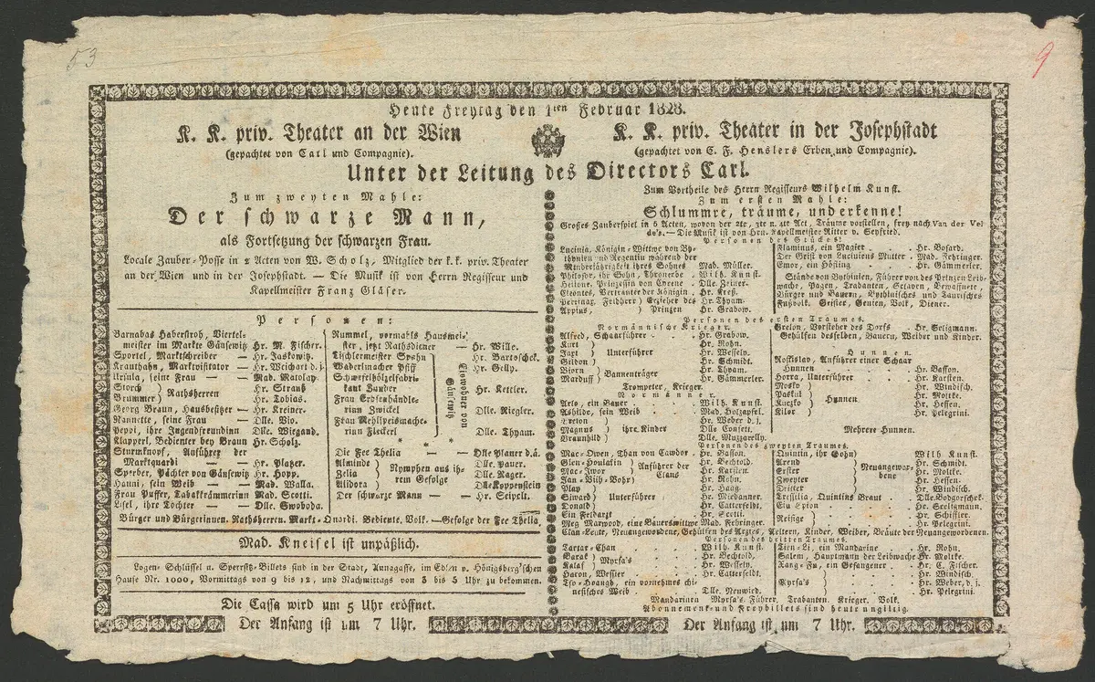 Der schwarze Mann, als Fortsetzung der schwarzen Frau, Schlummre, träume und erkenne