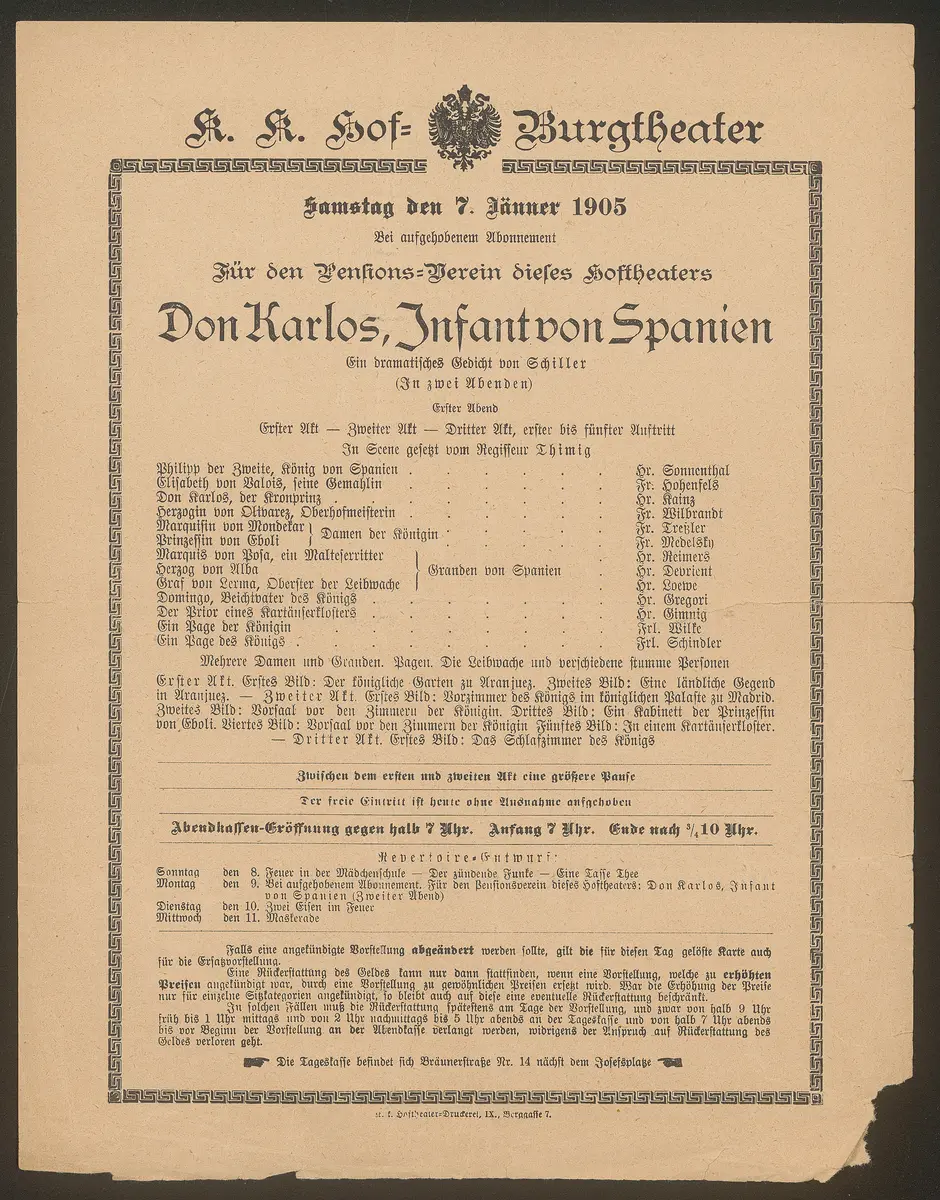 Don Karlos, Infant von Spanien