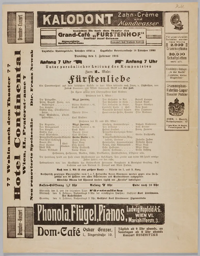Fürstenliebe