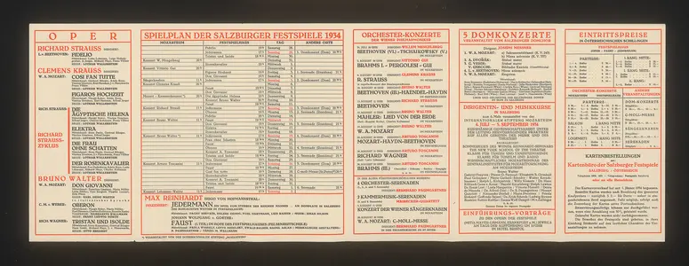 Salzburger Festspiele 1934, Verweis auf Stücktitel: Fidelio, Verweis auf Stücktitel: Cosi fan tutte, Verweis auf Stücktitel: Figaros Hochzeit, Verweis auf Stücktitel: Die ägyptische Helena, Verweis auf Stücktitel: Elektra, Verweis auf Stücktitel: Die Frau ohne Schatten, Verweis auf Stücktitel: Der Rosenkavalier, Verweis auf Stücktitel: Don Giovanni, Verweis auf Stücktitel: Oberon, Verweis auf Stücktitel: Tristan und Isolde, Verweis auf Stücktitel: Jedermann, Verweis auf Stücktitel: Faust