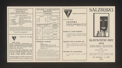 Salzburger Festspiele 1934, Titel in Vorlageform: Salzburg slavnostní hry 1934, Verweis auf Stücktitel: Fidelio, Verweis auf Stücktitel: Cosi fan tutte, Verweis auf Stücktitel: Figaros Hochzeit, Verweis auf Stücktitel: Die ägyptische Helena, Verweis auf Stücktitel: Elektra, Verweis auf Stücktitel: Die Frau ohne Schatten, Verweis auf Stücktitel: Der Rosenkavalier, Verweis auf Stücktitel: Don Giovanni, Verweis auf Stücktitel: Oberon, Verweis auf Stücktitel: Tristan und Isolde, Verweis auf Stücktitel: Jedermann, Verweis auf Stücktitel: Faust