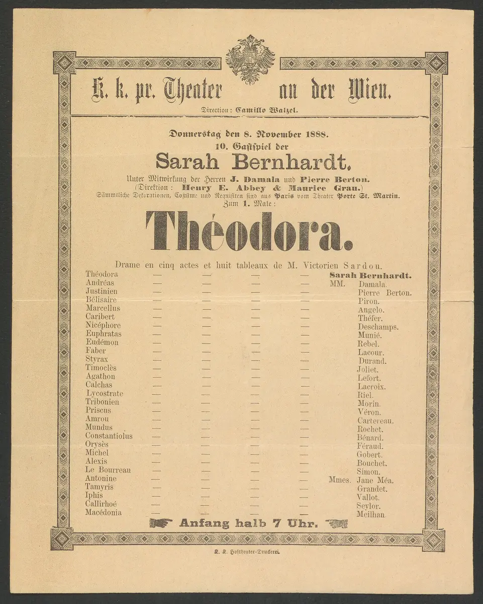 Theodora, Originaltitel: Théodora