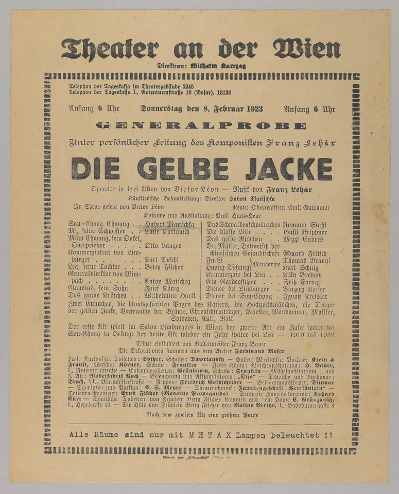 Die gelbe Jacke