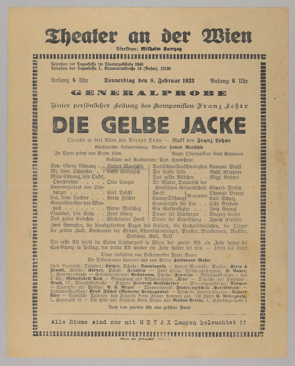 Die gelbe Jacke