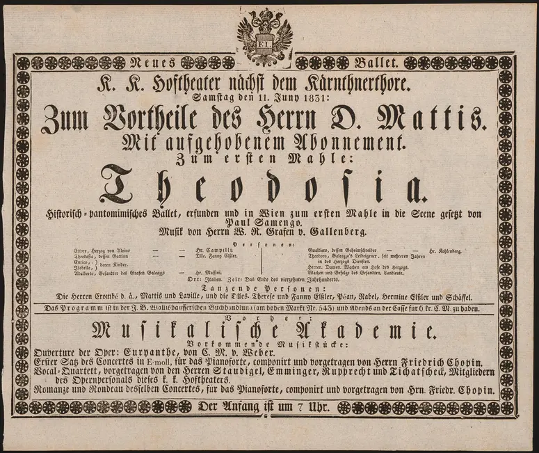 Theodosia, Musikalische Akademie