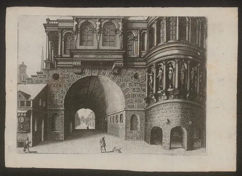 ohne Titel, Titel der Serie: Kleine perspektivische Architekturansichten