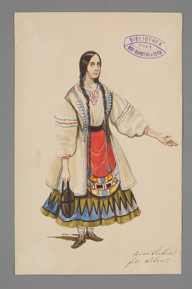 Czerny Georg, Titel der Serie: Figurinen des k.k. Hof-Burgtheaters