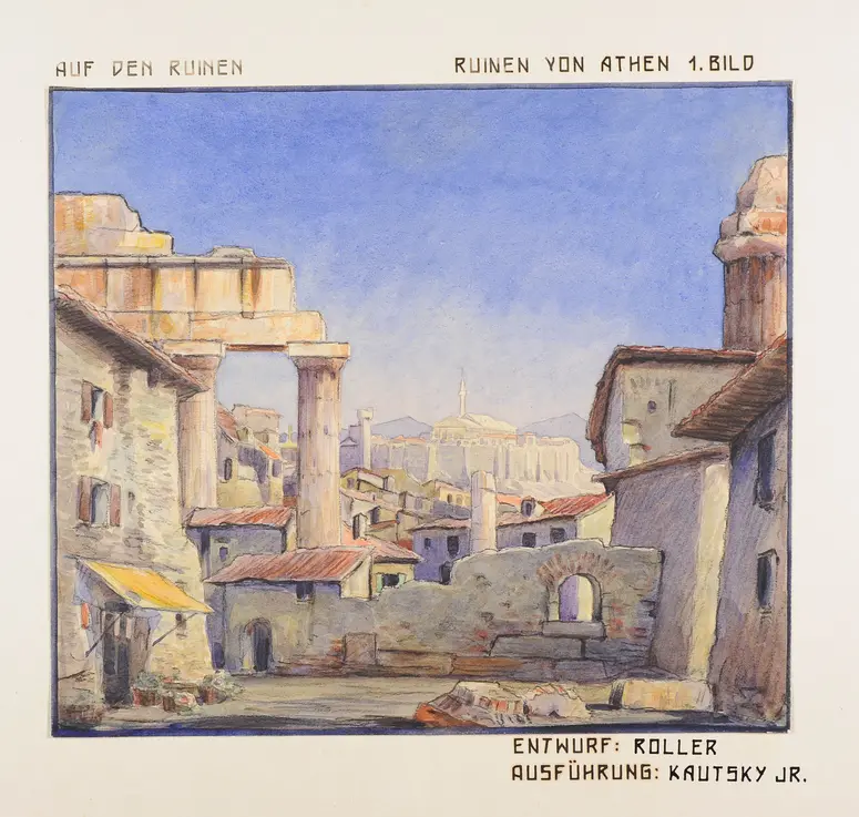 Die Ruinen von Athen