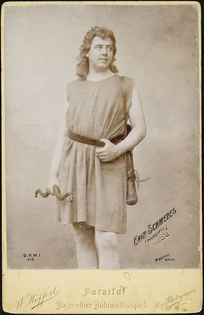 Erik Schmedes, Verweis auf Stücktitel: Parsifal
