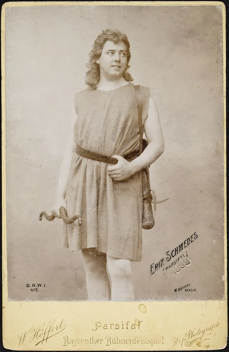 Erik Schmedes, Verweis auf Stücktitel: Parsifal
