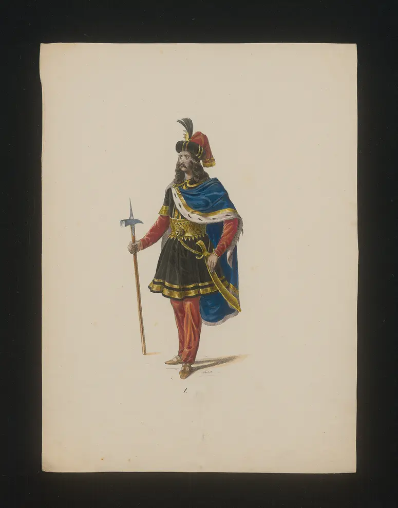 Wlasta, Titel der Serie: Neue Costume-Sammlung verschiedener Zeiten und Nationen