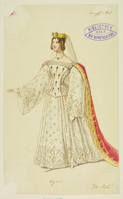 Die Jungfrau von Orleans, Titel der Serie: Figurinen des k.k. Hof-Burgtheaters