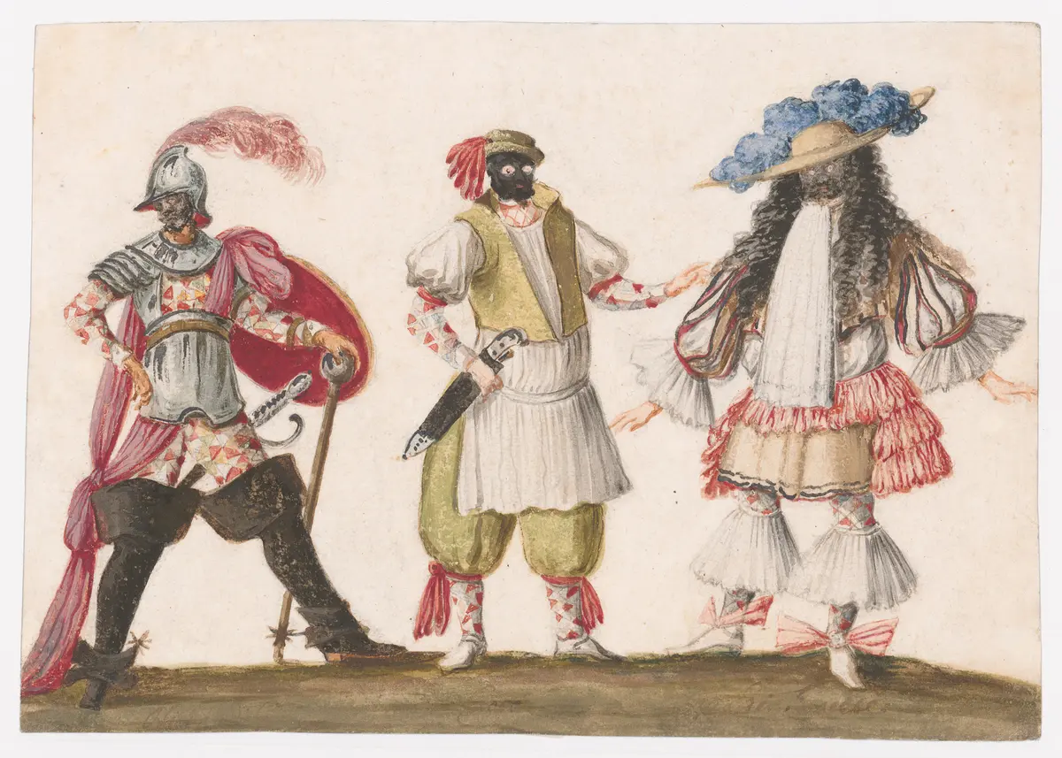 Die Verkleidungen des Arlecchino