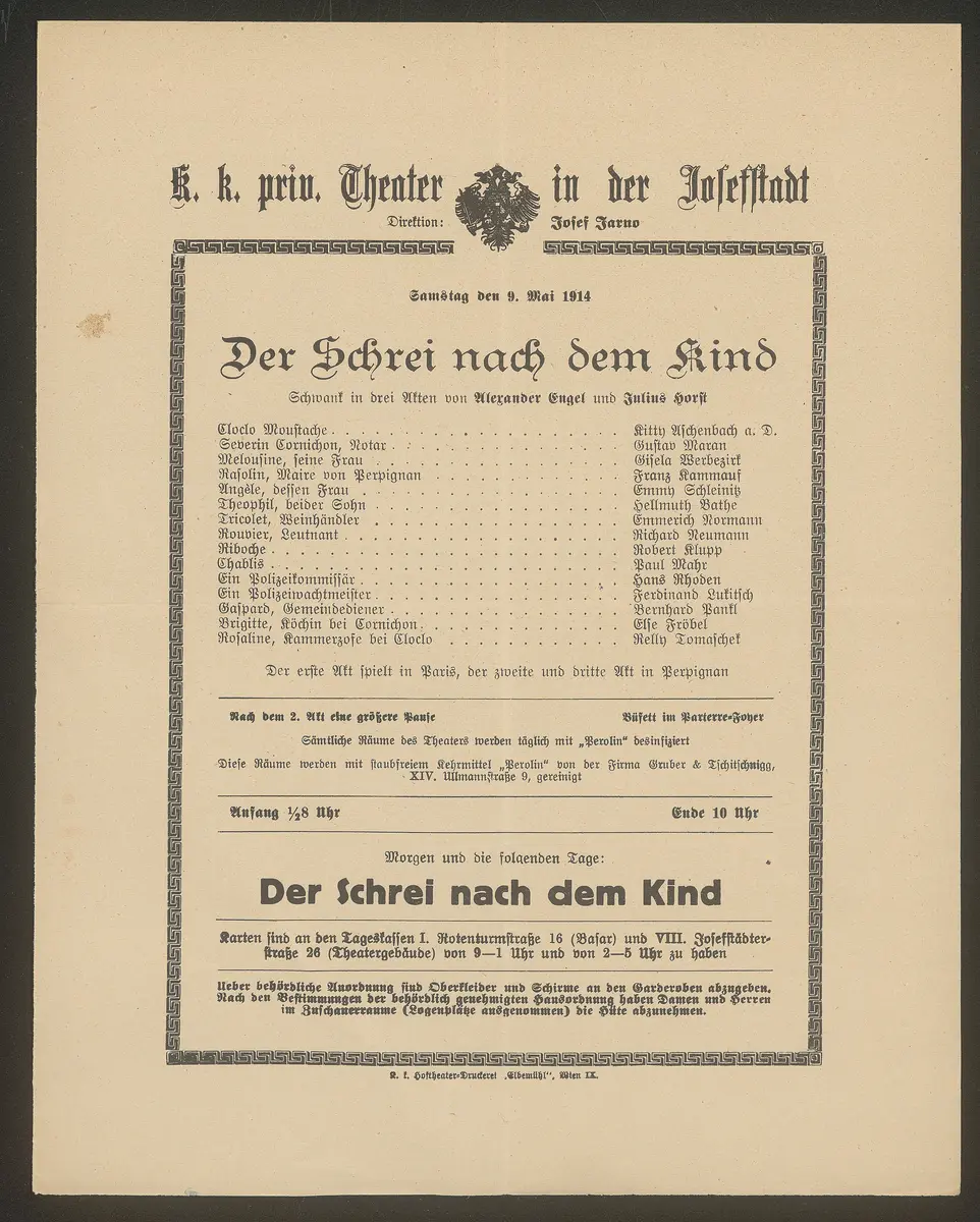 Der Schrei nach dem Kind