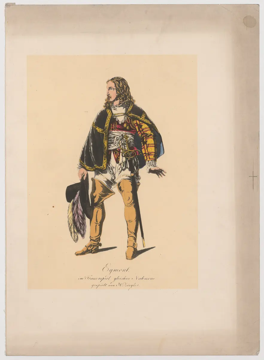 Friedrich Wilhelm Ziegler, Verweis auf Stücktitel: Egmont