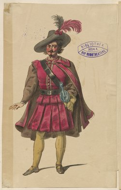 Karl der Zweite, oder Das Labyrinth von Woodstock, Titel der Serie: Figurinen des k.k. Hof-Burgtheaters