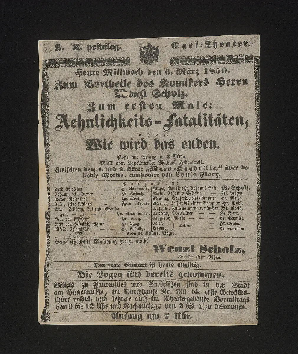 Aehnlichkeits-Fatalitäten, oder: Wie wird das enden