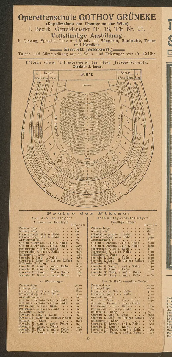 Immer modern, Nouveau Jeu, Das Mädchen von Rouen (Im Lustspieltheater), Schöne Seelen (Im Lustspieltheater)