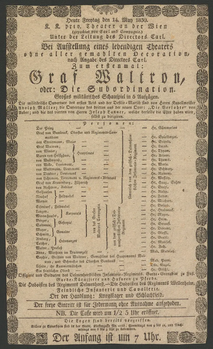 Graf Waltron oder Die Subordination
