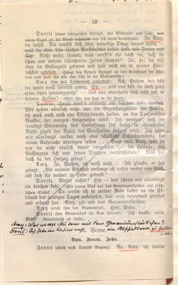 Klein Dorrit. Lustspiel in drei Akten