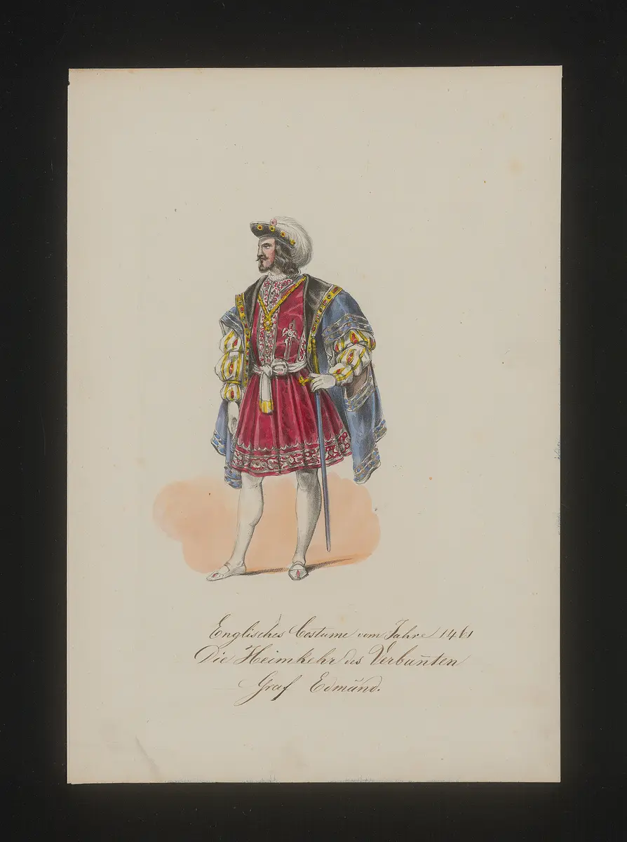 Die Heimkehr des Verbannten, Titel der Serie: Neue Costume-Sammlung verschiedener Zeiten und Nationen