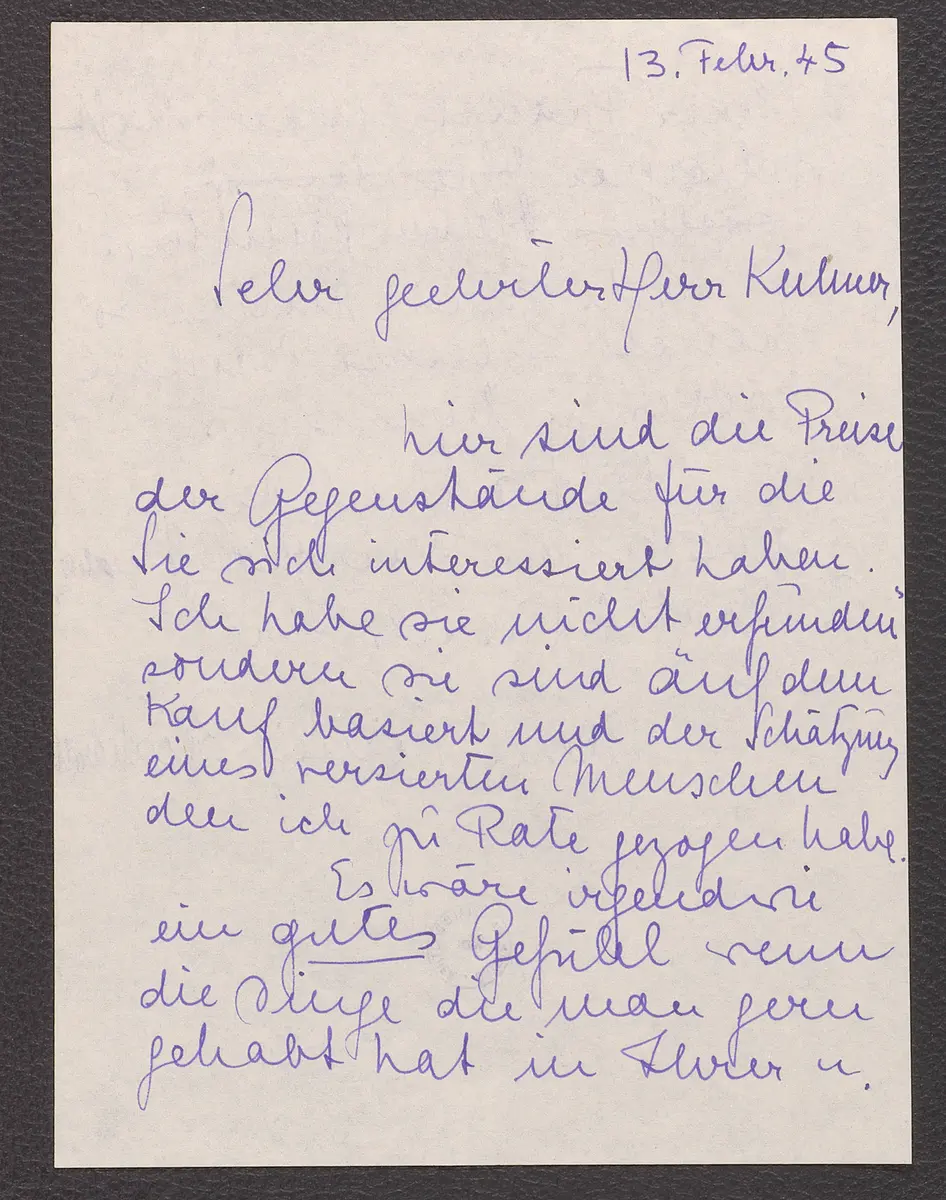 Briefentwurf