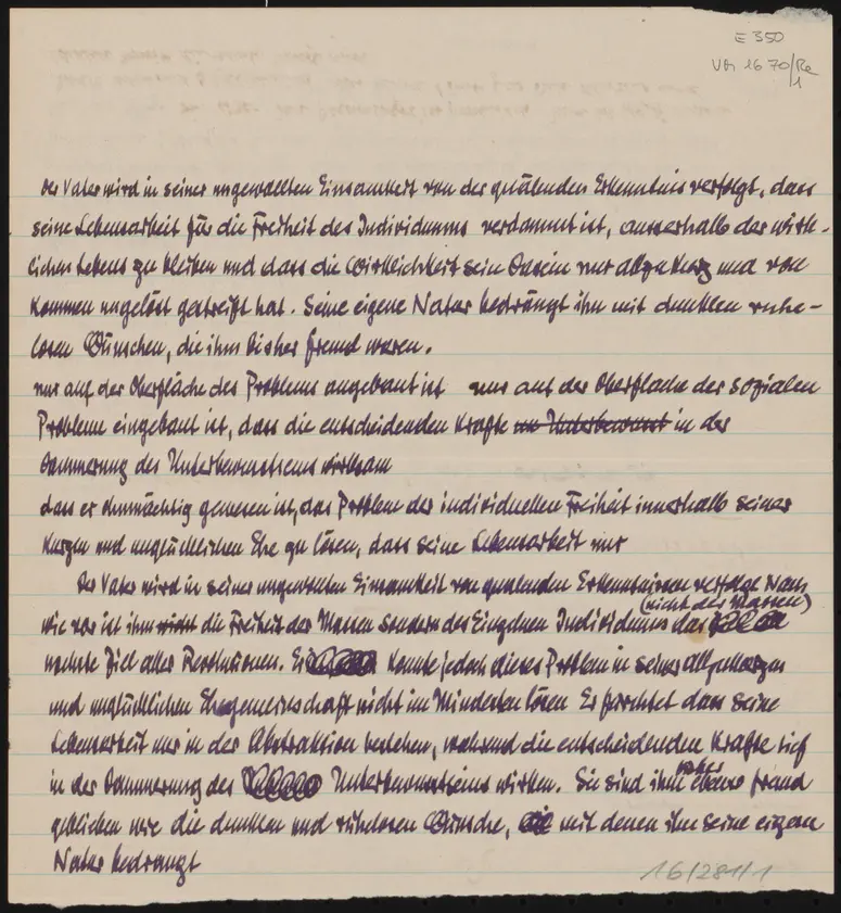 Sechs Personen suchen einen Autor