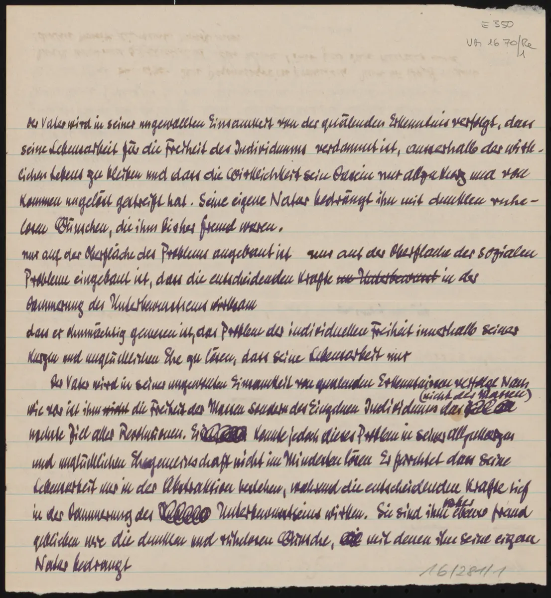 Sechs Personen suchen einen Autor