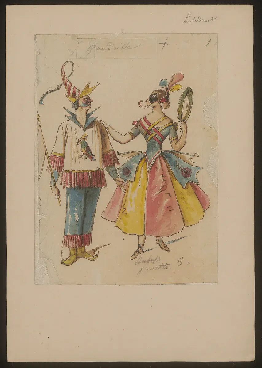 Der Liebe Wahn und Wahrheit, Commedia- oder Tanzfiguren