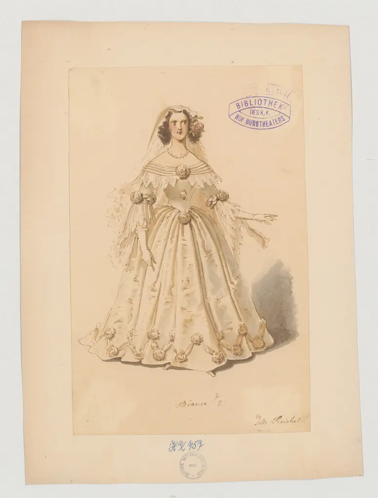 Der Widerspenstigen Zähmung, Originaltitel: The Taming of the Shrew, Titel der Serie: Figurinen des k.k. Hof-Burgtheaters