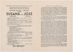 Spanische Tänze Susana Audeoud und José Udaeta