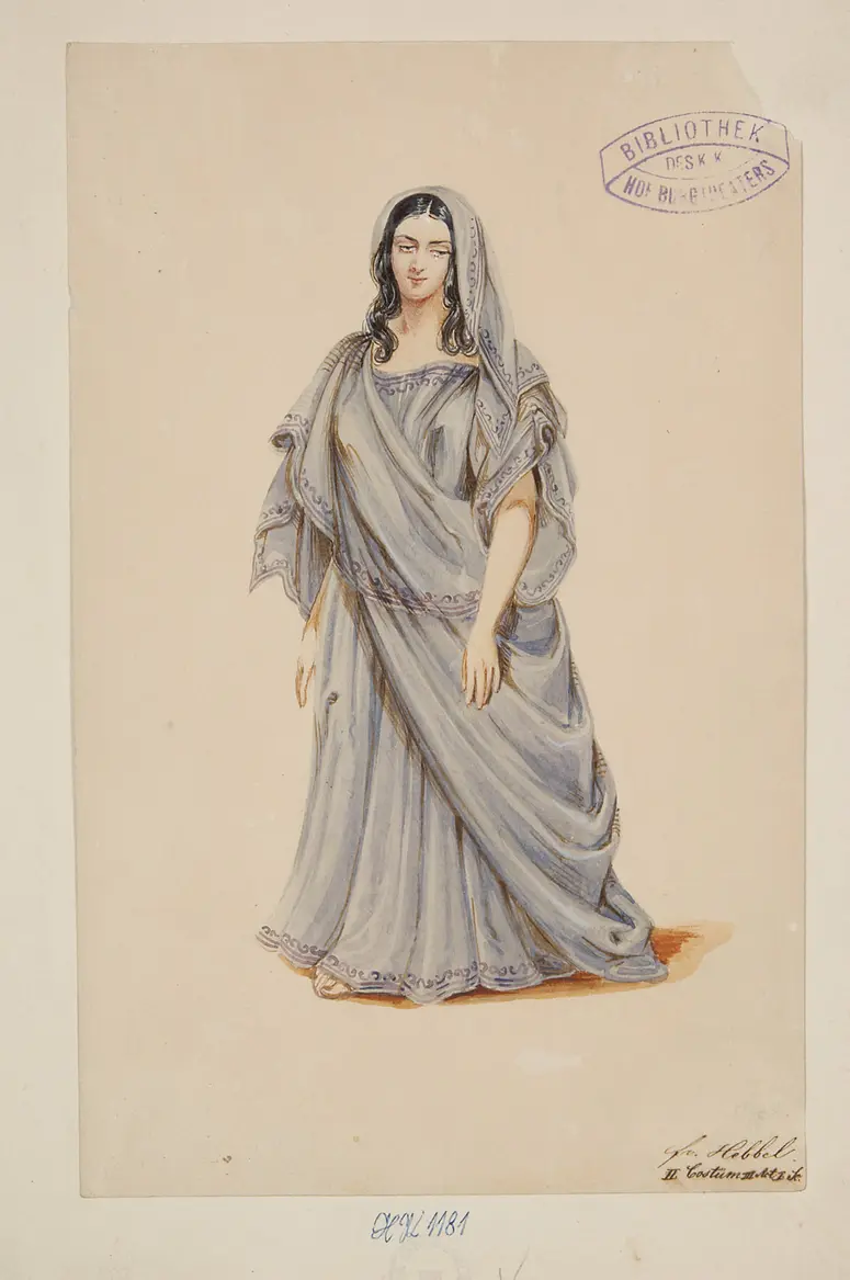 Judith, Titel der Serie: Figurinen des k.k. Hof-Burgtheaters