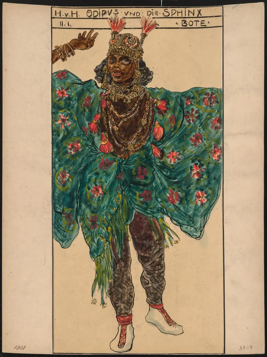 Ödipus und die Sphinx, Alternativtitel: Oedipus und die Sphinx