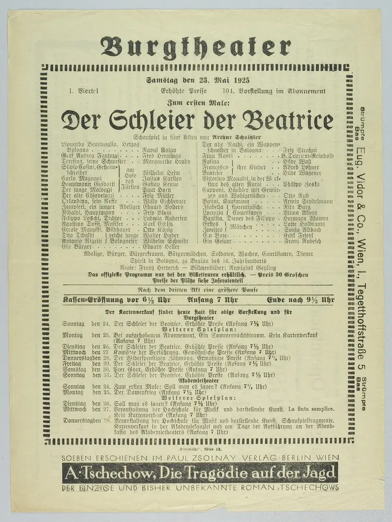 Der Schleier der Beatrice