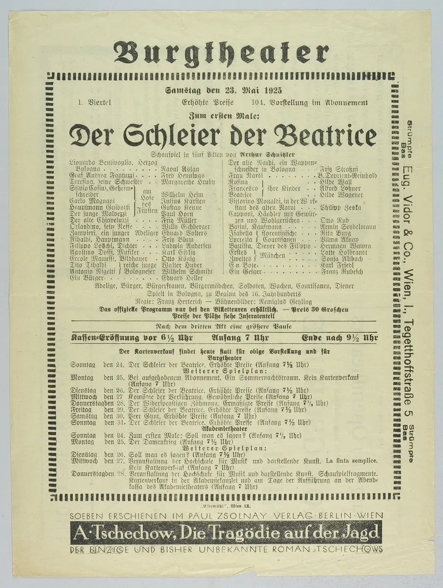 Der Schleier der Beatrice