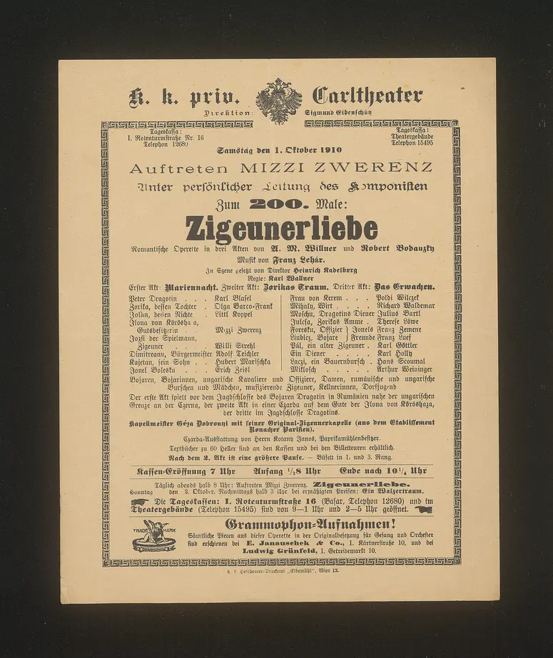 Zigeunerliebe