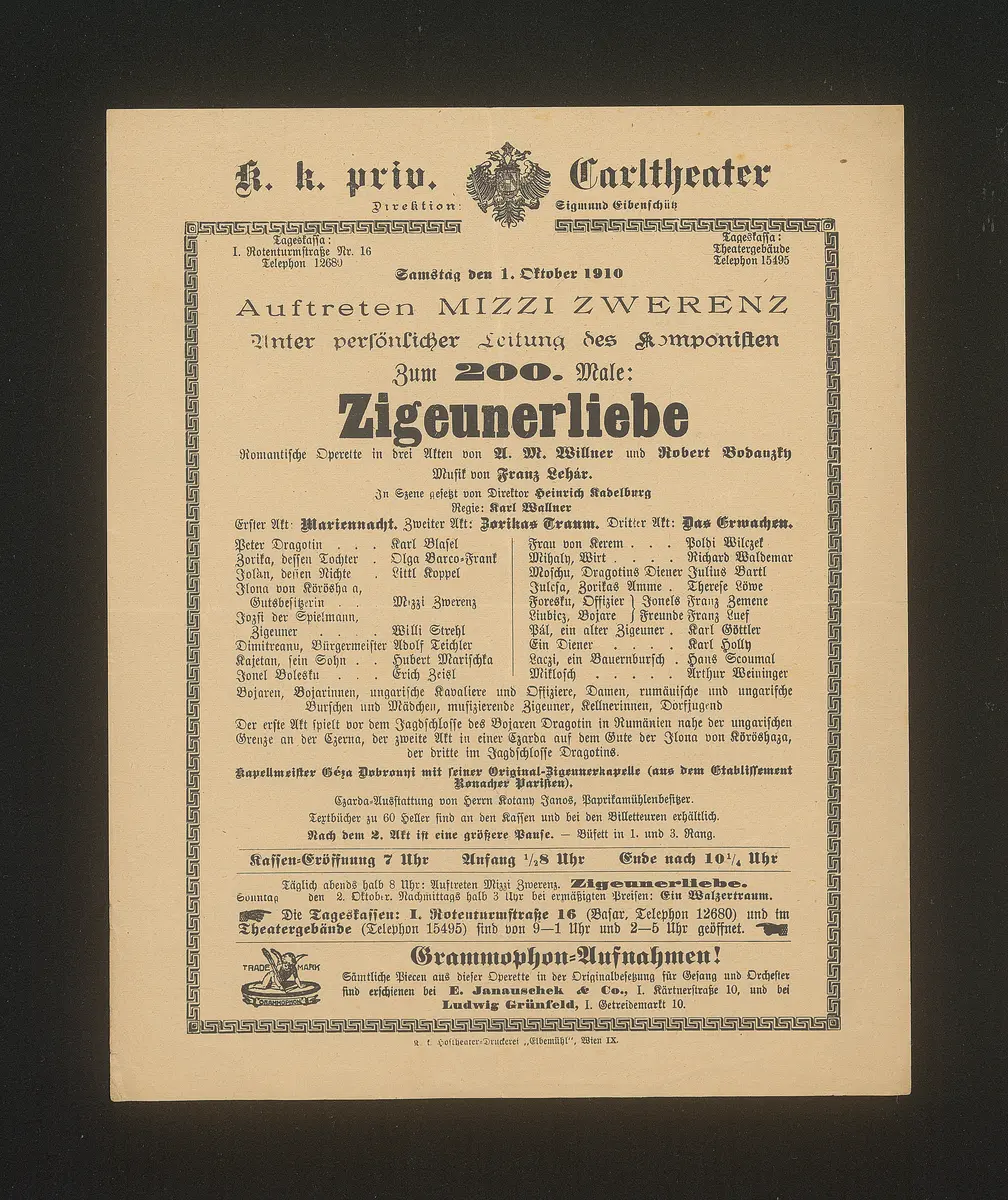 Zigeunerliebe