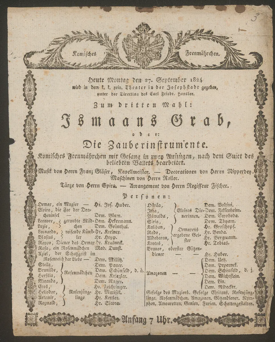 Ismaans Grab oder Die Zauberinstrumente