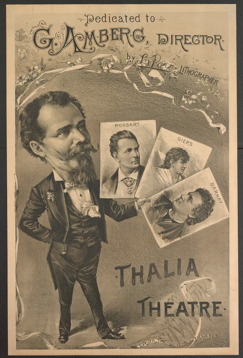 Ernst Possart, Gertrude Giers und Ludwig Barnay