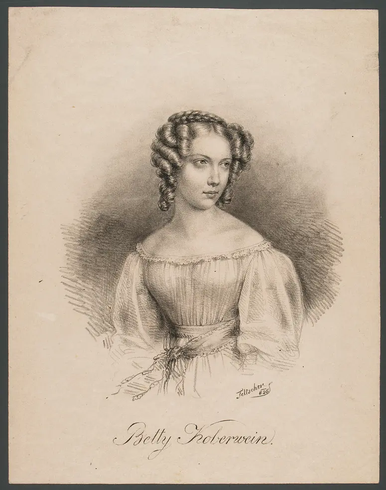 Elisabeth Fichtner, Titel in Vorlageform: Betty Koberwein