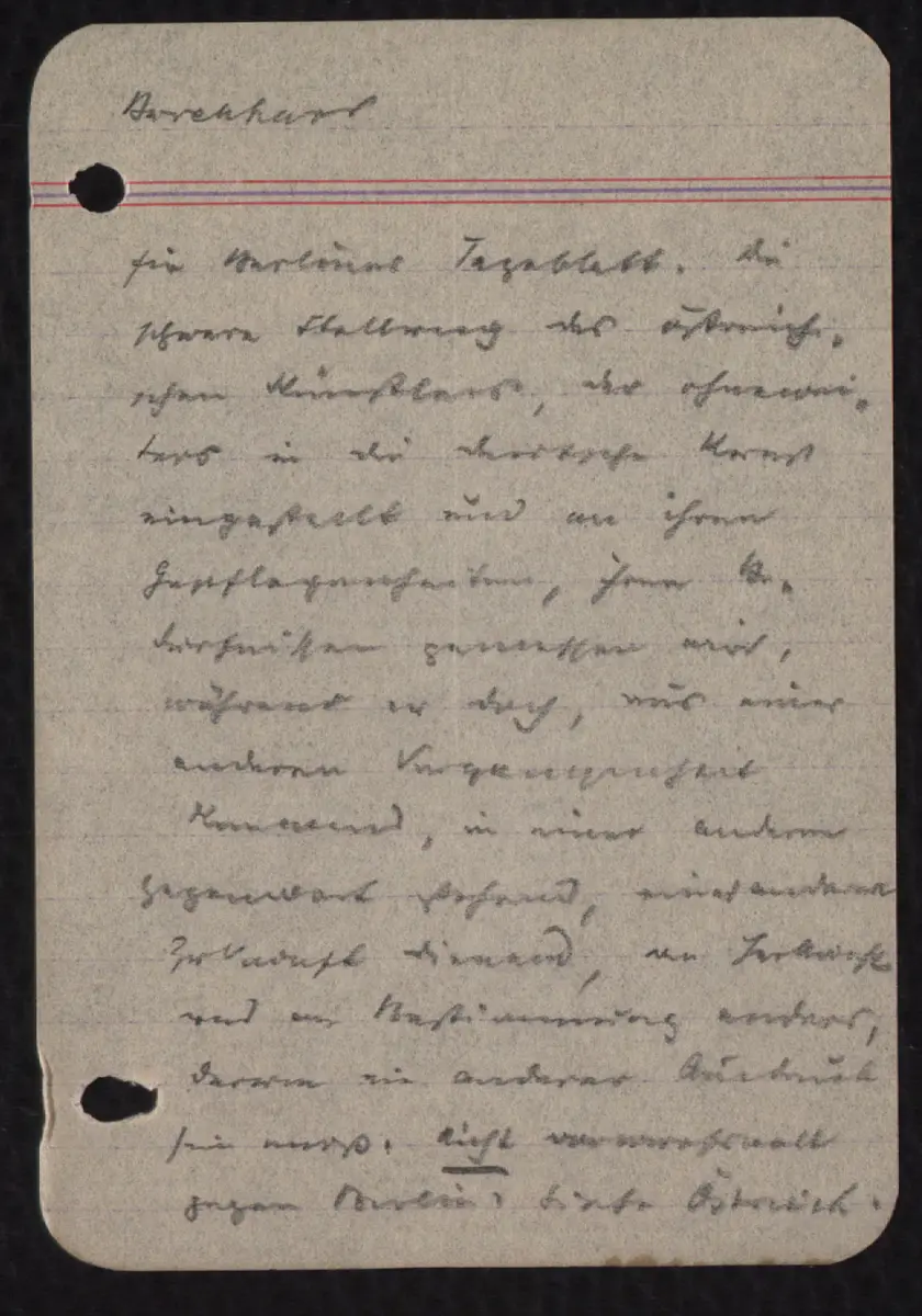 Skizzenbuch I / Österreich I