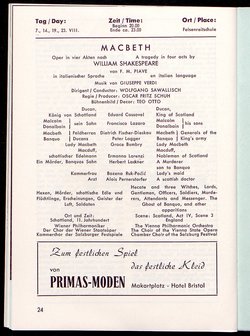 Salzburger Festspiele 1964, Titel in Vorlageform: Salzburgo Festival 1964, Verweis auf Stücktitel: Cosi fan tutte, Verweis auf Stücktitel: Figaros Hochzeit, Verweis auf Stücktitel: Lucio Silla, Verweis auf Stücktitel: Die Zauberflöte, Verweis auf Stücktitel: Ariadne auf Naxos, Verweis auf Stücktitel: Elektra, Verweis auf Stücktitel: Der Rosenkavalier, Verweis auf Stücktitel: Macbeth, Verweis auf Stücktitel: Jedermann, Verweis auf Stücktitel: Faust, Verweis auf Stücktitel: Die lustigen Weiber von Windsor