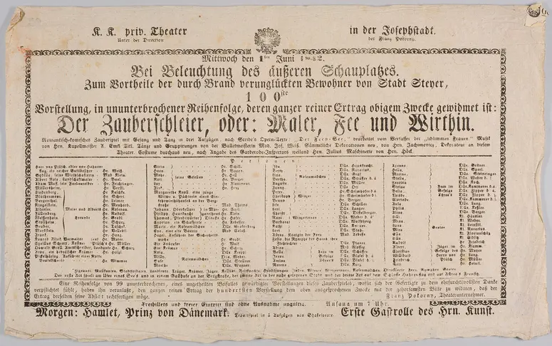 Der Zauberschleier oder Maler, Fee und Wirthin