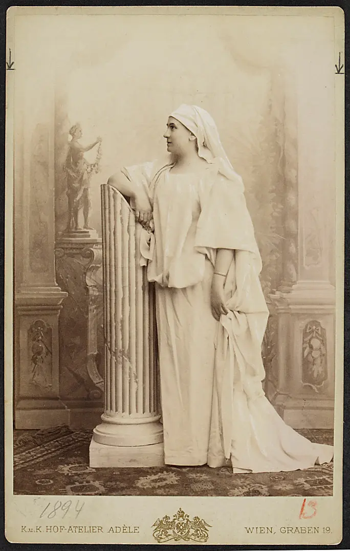 Katharina Schratt, Verweis auf Stücktitel: Niobe
